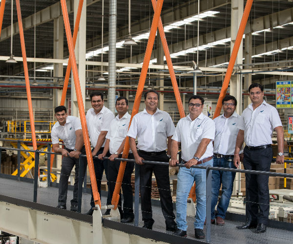 B&B team at the manufacturing plant