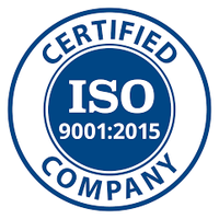 ISO 9001:2015 certified company